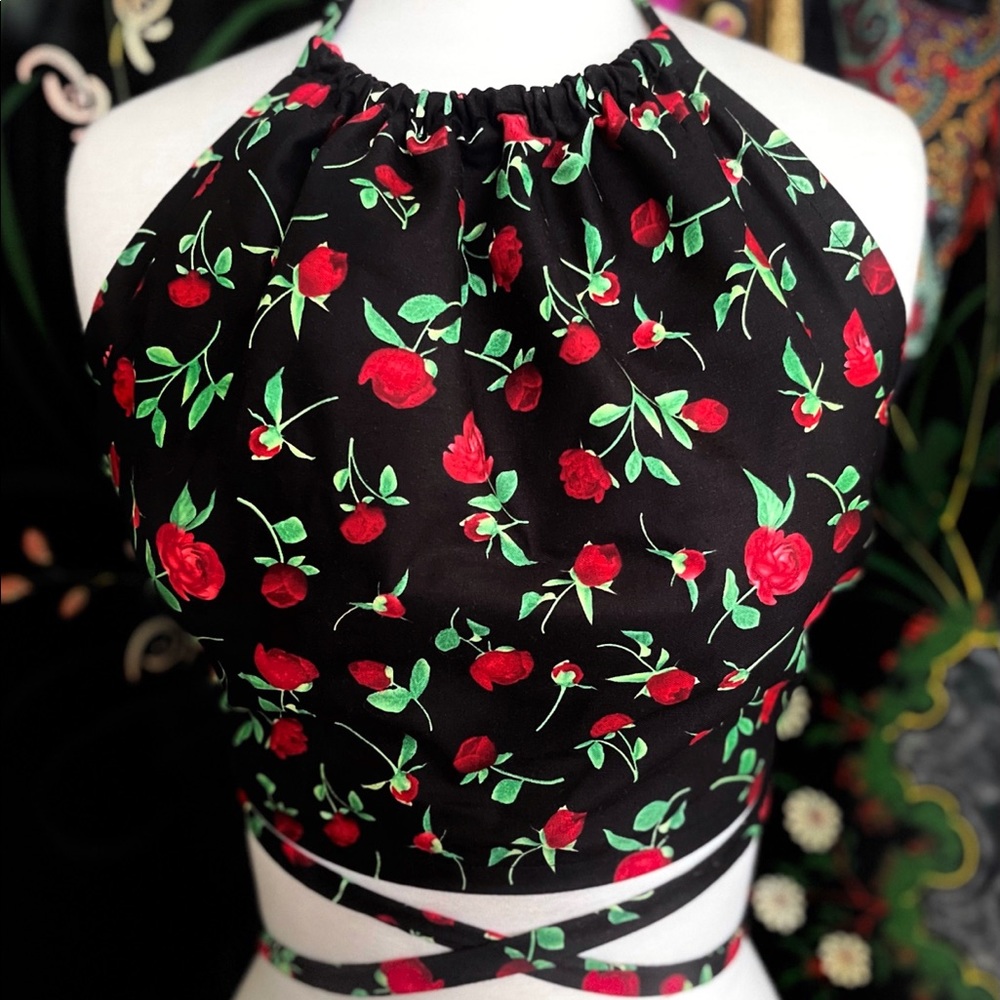 Handmade 100% Cotton Halter Top